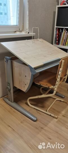 Растущая парта и стул дэми
