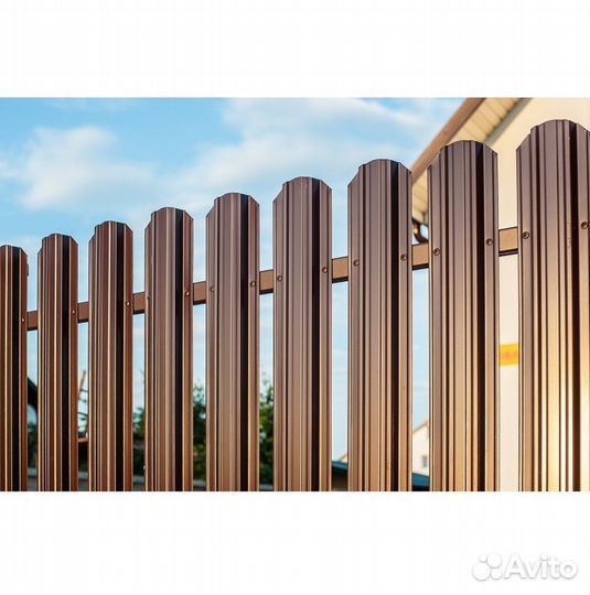 Штакетник металлический