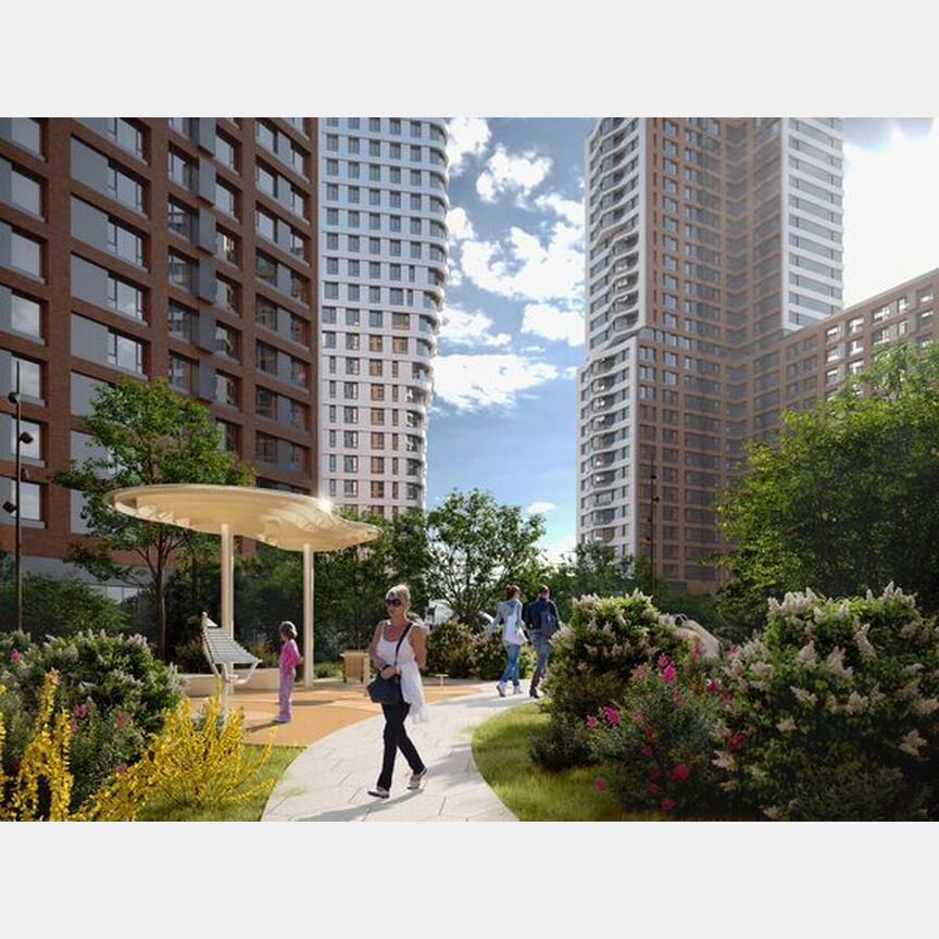 1-к. квартира, 45,3 м², 5/14 эт.