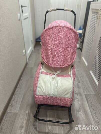 Детские санки коляска