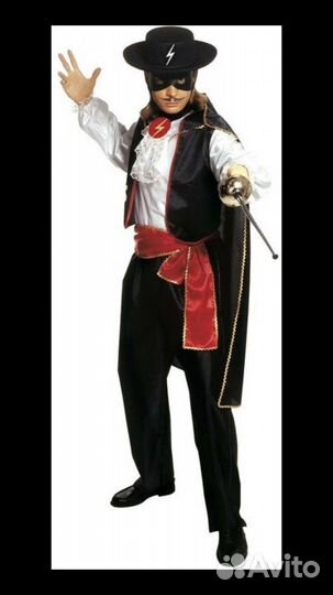 Костюм карнавальный зорро