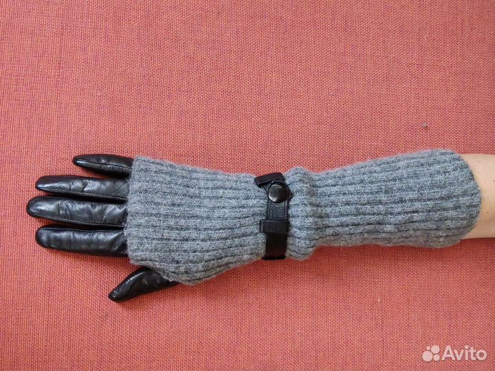 Перчатки женские кожаные новые