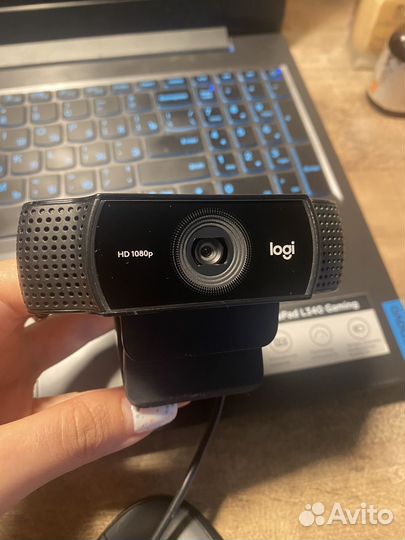 Веб-камера Logitech C922 Pro Stream, черный