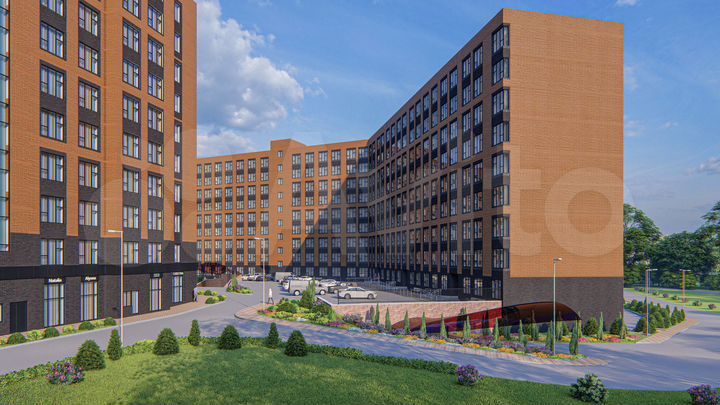 2-к. квартира, 65,2 м², 3/10 эт.