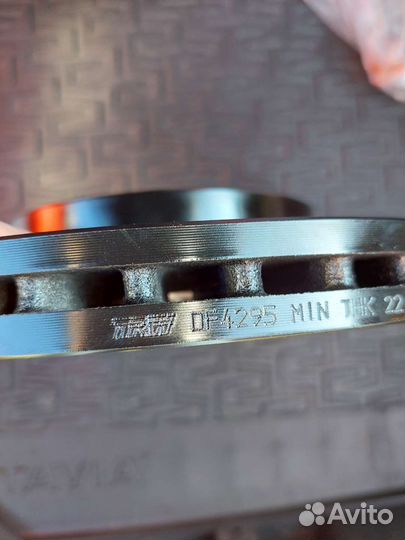 Тормозной диск передний TRW (VAG) DF4295