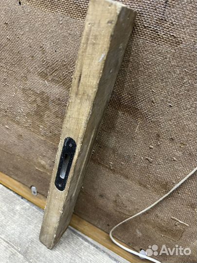 Старинный уровень СССР из дерева