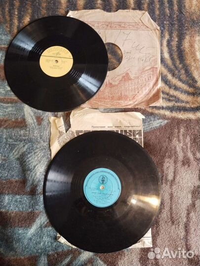 Виниловые грампластинки СССР (50-60 гг.)