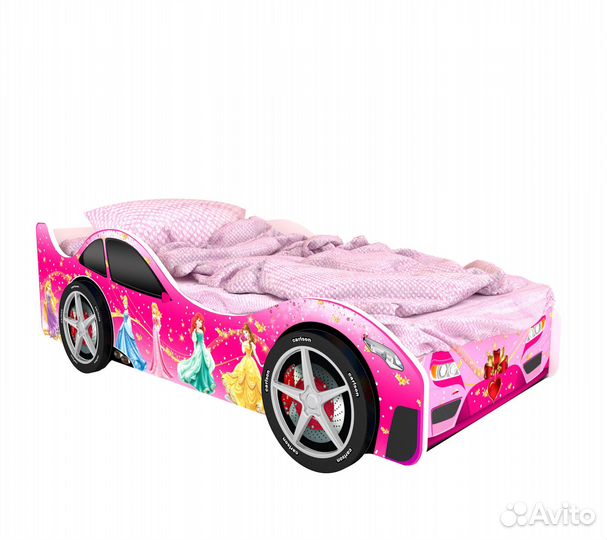 Кровать-машина Вена с колесами (2шт.)