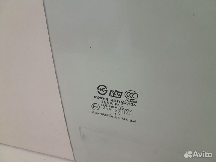 Стекло двери передней правой Hyundai Sonata 4 EF,T