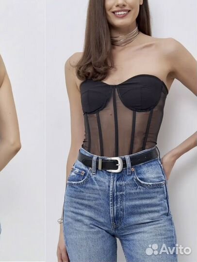 Топ корсет вечерний y2k