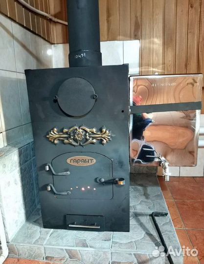 Банная печь Эконом 80 см, толщина 9мм 720x430x750