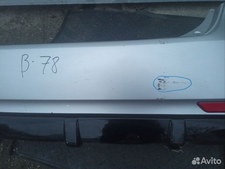 Бампер задний Kia Ceed 1 ED хэтчбек рестайлинг