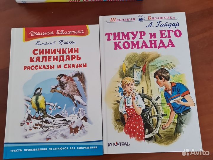 Книги для внеклассного чтения