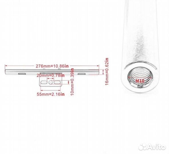 Крепление для поворотников мотоцикла