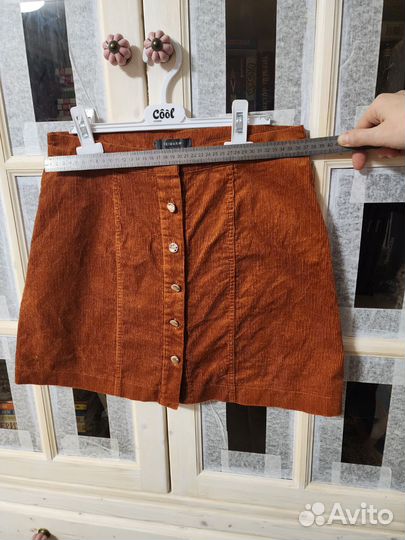 Юбка вельветовая