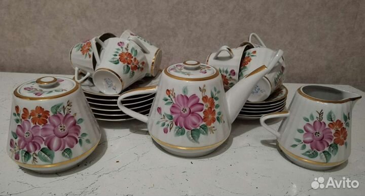 Чайно-кофейный сервиз вербилки СССР