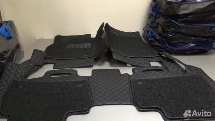 3D Коврики Hyundai Салон Багажник из Экокожи