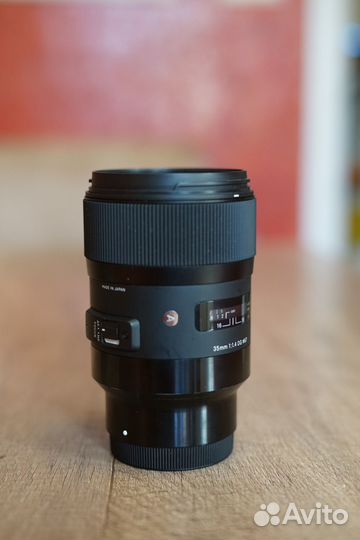 Обьектив для sony Sigma AF 35mm f/1.4 DG