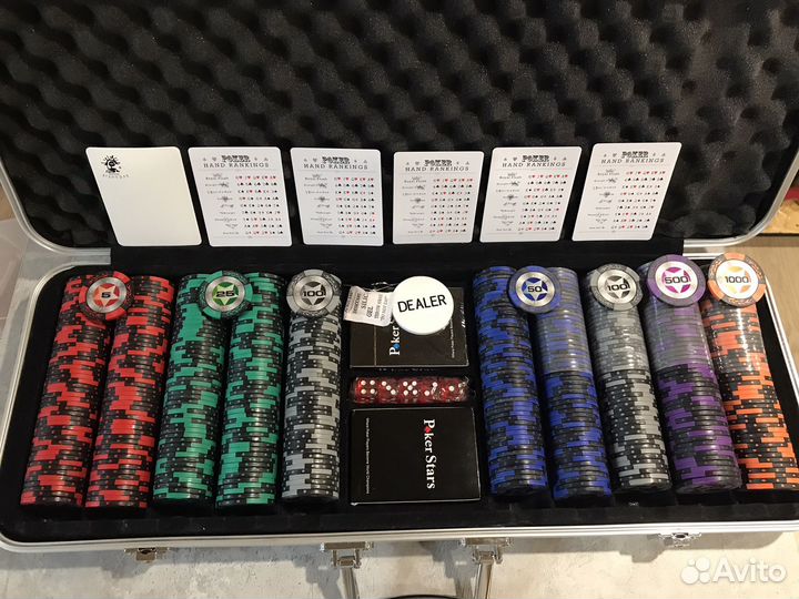 Покерный набор на 500 фишек