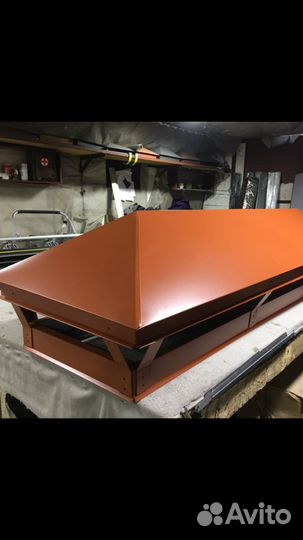 Колпаки на столбы забора#100