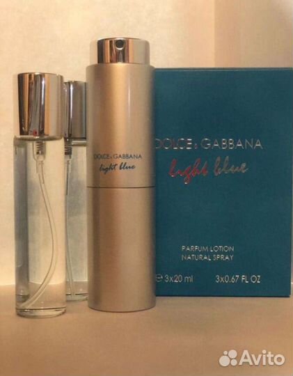 Туалетная вода dolce gabbana light blue