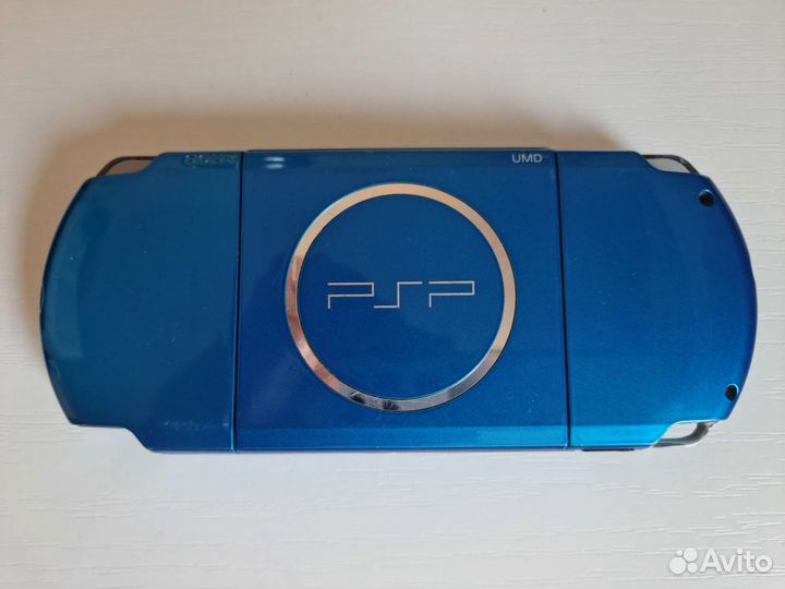 Sony PSP 3008 Blue 2 Gb + Диск + Чехол