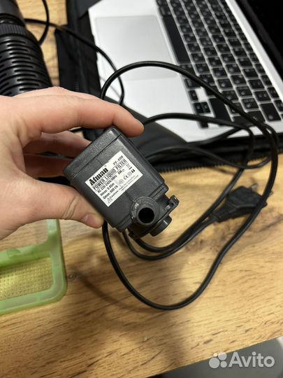 Фильтр, нагреватель, домик для аквариума