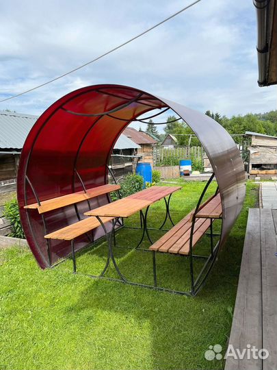 Беседка из поликарбоната