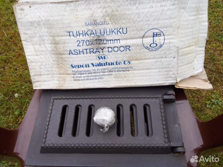 Дверца для печки со стеклом