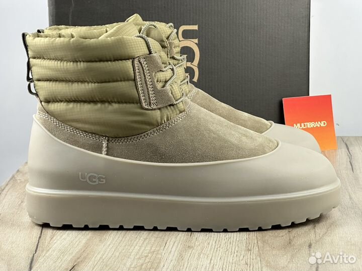 Ugg Mens Classic Mini Lace-Up Weather Dune