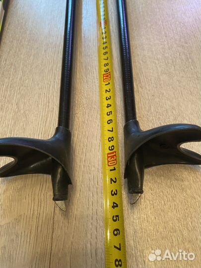 Беговые лыжи 160 см с палками