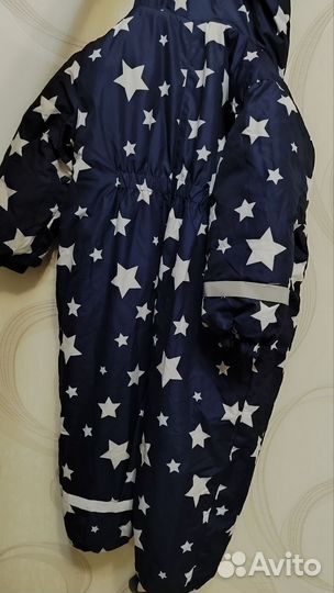 Зимний комбинезон синий 92