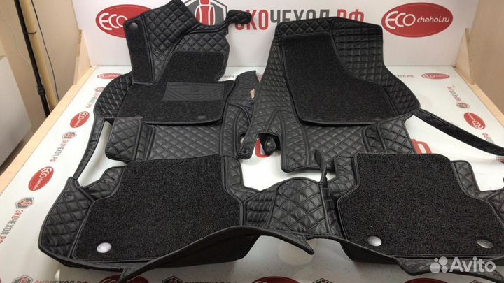 3D Коврики Audi Салон Багажник из Экокожи