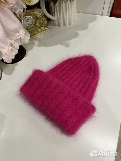 Шапка из пуха норки ручная работа