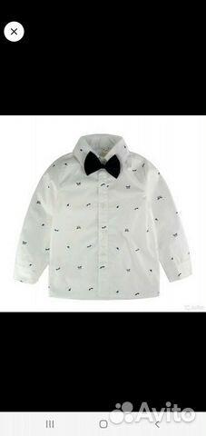 Рубашка с бабочкой