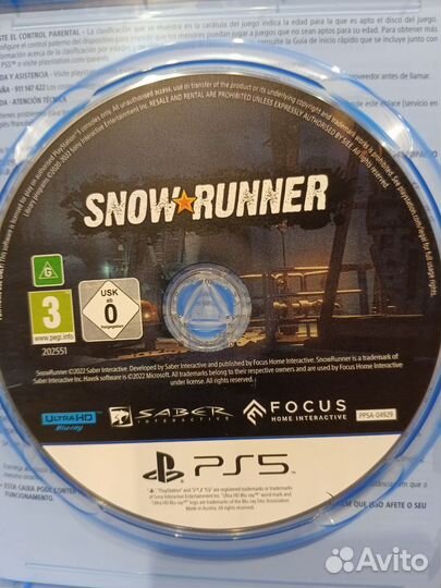 Snowrunner русская версия ps5