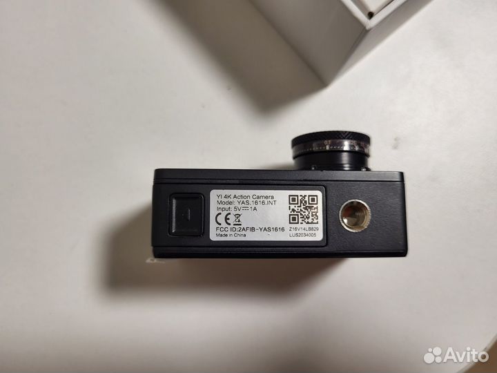 Экшн камера Xiaomi YI 4K + Pixaero 3.4 F2.8