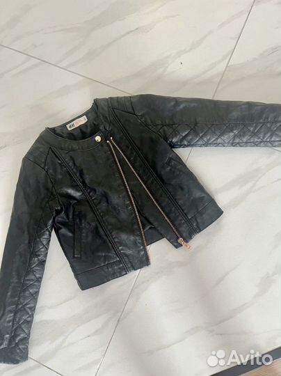 Куртка кожанка h&m 5-6 лет