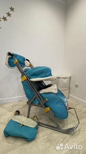 Детские санки коляска