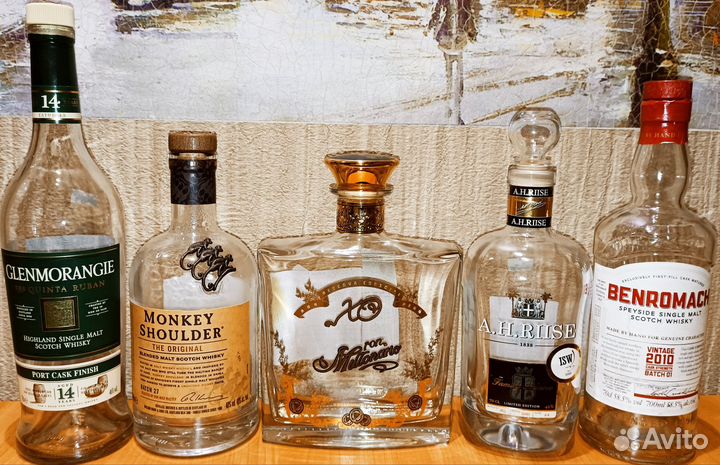 Пустые бутылки на заказ