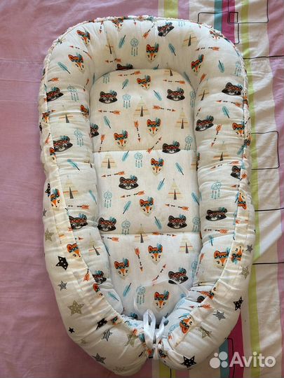 Кокон для новорожденных. Матрасик, гнездышко