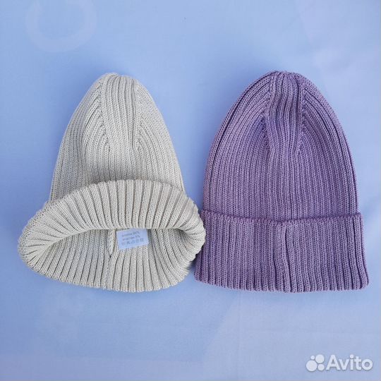 Шапка женская подростковая вязаная демисезонная