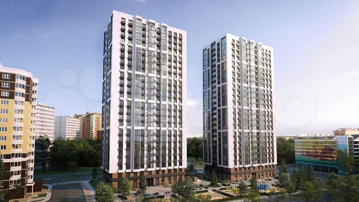 2-к. квартира, 56,5 м², 16/24 эт.