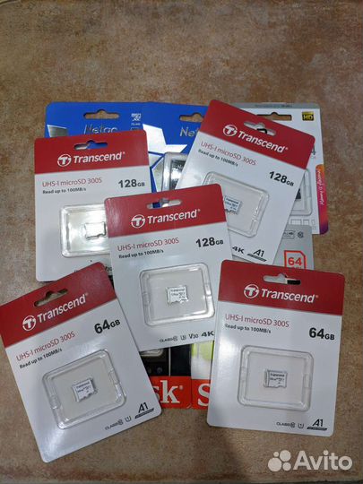 Флешки Micro SD 64/128гб