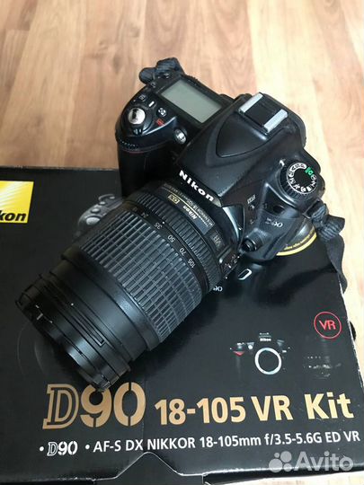 Фотоаппарат Nikon D90 Kit 18-105