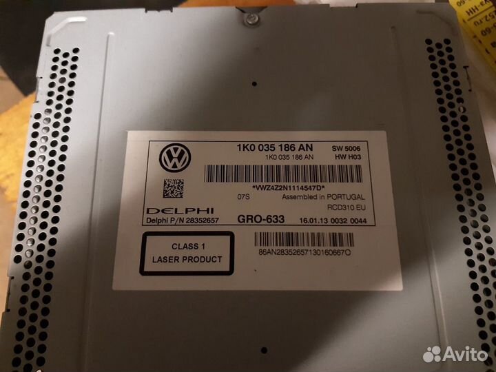 Штатная автомагнитола