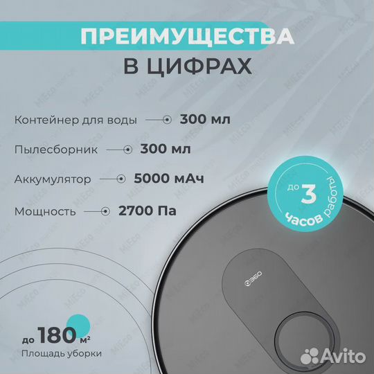 Новый Робот пылесос 360 Botslab S8 Plus + Станция