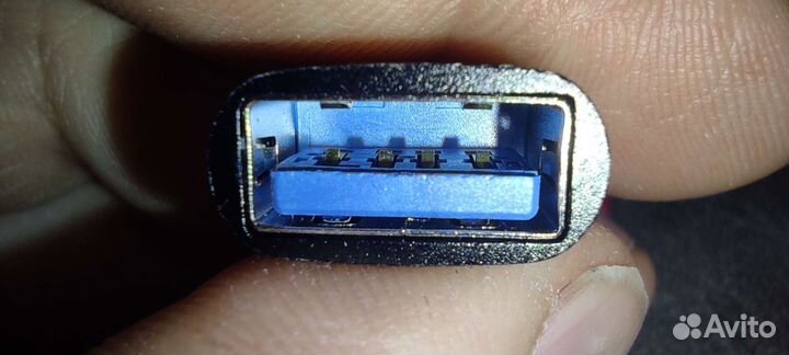 Адаптер переходник USB С папа на USB A мама