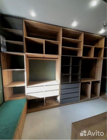 Гардеробная на заказ минимализм