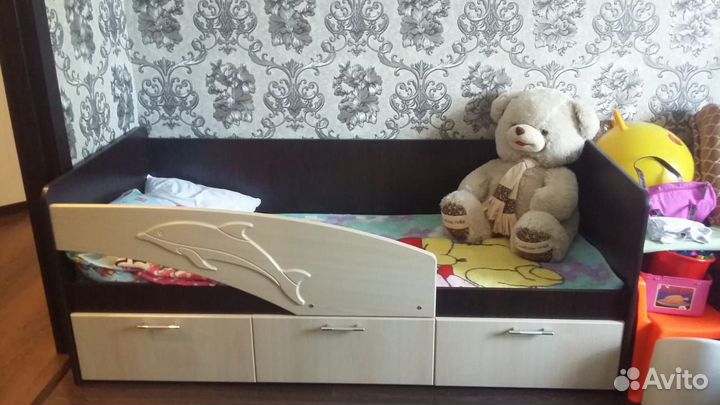 Кровать детская Дельфин мдф